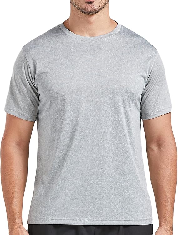 Men's Dry Fit T Shirts Athletic Running Gym Workout Short Sleeve Tee Shirts for Men